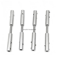 Connecteur de câble en acier 304 réglable à 2 sections avec vis de tension pour fixation d'extrémité de câble