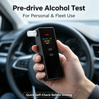 Alcootest Bluetooth OEM A5 avec application, 500 enregistrements de tests, rechargeable, testeur d'alcool personnel