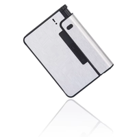 JIAXIN Bestseller transfrontalier – Étui à cigarettes en aluminium moderne, minimaliste et élégant, à 10 compartiments, avec ouverture automatique
