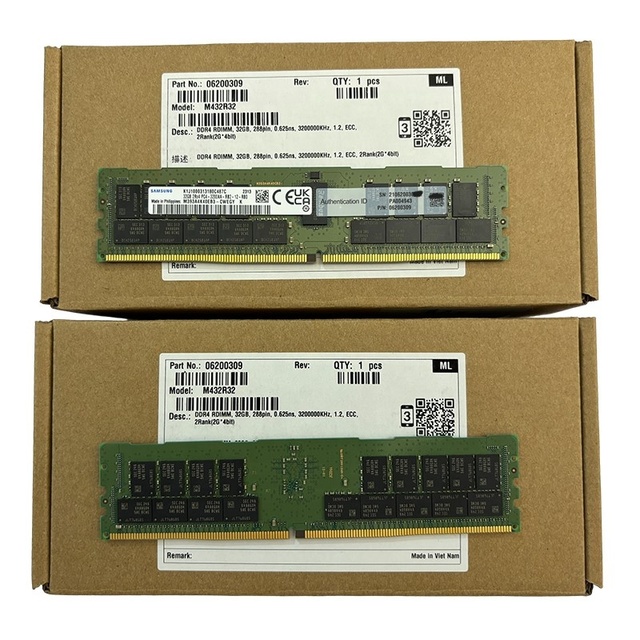 Xfinity 64GB DDR4 ECC Memory Server RAM 2400MHz/2666MHz/2933MHz/3200MHz 16GB Modules for Xfinity Server