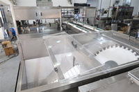 Machine de remplissage automatique de boissons (miel, eau pure) avec bouchon twist, pour bocaux métalliques 200ml et bouteilles en verre, ligne de production de boissons haute productivité, contrôlée par PLC