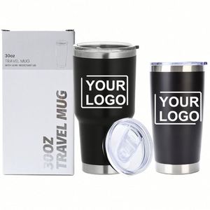 Taza Térmica de Viaje de Doble Pared, Elegante y Moderna, Aislada con Polvo de Acero Inoxidable 304, Personalizada para Café - Product Image 1