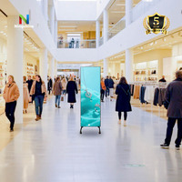 Écran LED intelligent portable Ningshine P1.86 pour affichage publicitaire en centre commercial