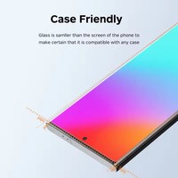 Déverrouillage d'empreintes digitales en verre trempé transparent ultra-mince de 0.18mm 9H pour Samsung S22/S22Plus/S23/S23 Plus/S21/S21 Plus