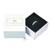 Boîte cadeau de luxe rigide personnalisée Crown Win avec insert en mousse EVA pour emballage de boucles d'oreilles et de colliers