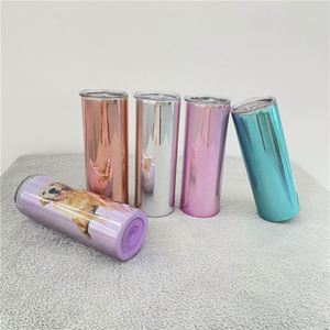 Tazas de Viaje Metálicas con Efecto Espejo Mágico para Sublimación, 20 oz, con Brillo, para Impresión en Caliente, Disponibles en Almacén de EE. UU. - Product Image 2