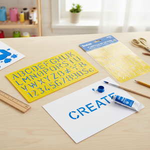 Stencil per Lettere e Numeri Peiyong Modello 689589 per Progetti Artigianali e Fai-da-Te Cina - Product Image 3