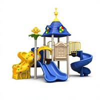 Équipement de jeu commercial en plastique pour enfants : ensembles de jeux, toboggan, pour parcs d'attractions, écoles, jardins et espaces de jeux extérieurs