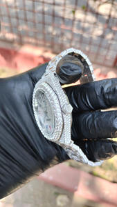 Moissanite นาฬิกาผู้ชายสไตล์สปอร์ต/แฟชั่นสุดหรูเพชรหน้าปัดแก้วสไตล์ธุรกิจชั้นสูงสุดสุดหรู - Product Image 2