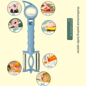 Pelador de Frutas y Verduras Multifuncional 7 en 1 OEM, Abridor de Botellas de Cerveza, Utensilios de Cocina Pequeños, <span class=keywords><strong>Accesorios</strong></span> de Cocina para el Hogar - Product Image 2