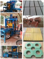 Prix de la machine à fabriquer des briques hydrauliques en Afrique du Sud, machine automatique à fabriquer des briques en ciment, en béton
