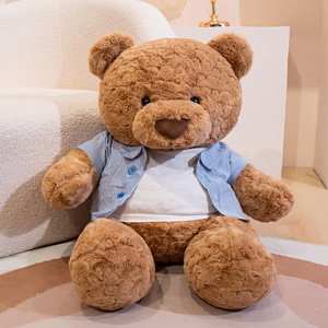 <span class=keywords><strong>Nana</strong></span> Bear Dressing per ragazze Velboa peluche tessuto figurale vestiti personalizzabili ODM Design PP cotone caldo senza Azo san valentino - Product Image 3