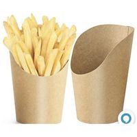 Récipients jetables pour frites Tasses écologiques de boîte à collation pour enfants de qualité alimentaire pour aliments pour animaux de compagnie et utilisation de biscuits