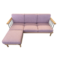 2024 Custom ized Elegant European Design Eisen und Holz Outdoor Dining Set Gartenmöbel für Apartment Wohnzimmer Sofas
