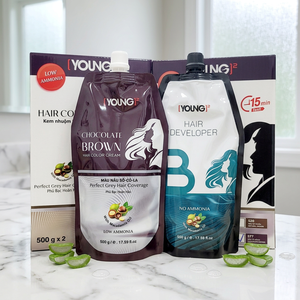 Crème permanente de couverture des cheveux gris de précision – Formule professionnelle avancée pour des résultats de salon durables - Product Image 4