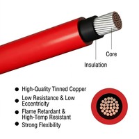 SUNTREE PV1-f Solarkabel Kupfer XLPO PVC Einadriges Photovoltaik-DC-Kabel 1,5mm² 2,5mm² 4mm² 6mm² 10mm² 16mm²