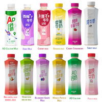 500ml en bouteille AD Calcium Banane Lait Fruit Aromatisé Lait Boisson Boisson Gazeuse En Gros Boisson Bang Boisson Énergétique