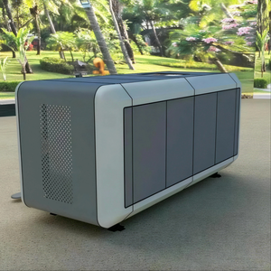 บ้านสำเร็จรูปแบบพับได้ โมดูลาร์ คอนเทนเนอร์เฮาส์ สำนักงานหรือร้านค้าขนาดเล็กแบบแพ็คสำเร็จ ผลิตจากแผ่นแซนวิชที่ทนทาน - Product Image 1