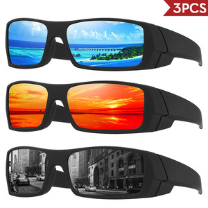 Outdoor Sports Polarized Sunglasses <b>Black</b> <b>Frame</b> TAC Lens UV400 Protection Cycling Driving Fishing Sunwear - Product Image 5