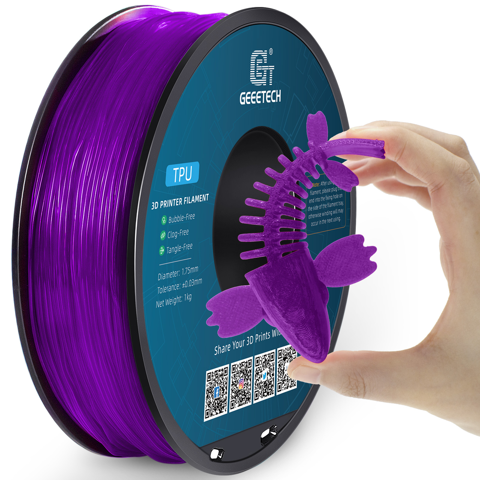 Transparent Purple