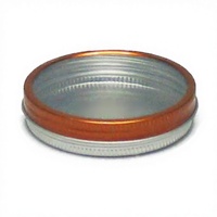Boîte de rangement en métal ronde et durable JH avec couvercle à vis hermétique, impression offset