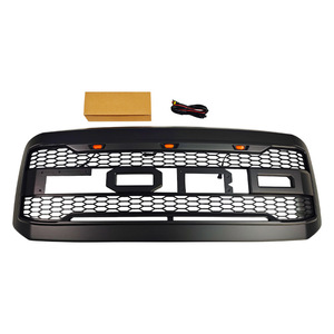 Ford F250 Raptor Style <b>Grille</b> ABS Material 2005-2007 Front Bumper Replacement <b>Mesh</b> Design - Product Image 2