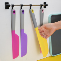 Spatule en Silicone résistant aux hautes températures ménage cuisine crème mélange beurre grattoir pour cuisson pâtisserie outil