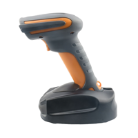 Escáner de Código de Barras 2D QR Industrial Resistente DY SCAN Rojo IP65 con Sensor CMOS Inalámbrico 2.4G BT y 1 Año de Garantía