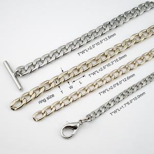 도매 핸드백 하드웨어 장식 금속 체인 가방 제작 액세서리용 금색 철 체인 - Product Image 5