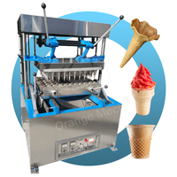Machine à fabriquer des cônes à glace miniatures entièrement automatique ORME Bread Pizza China Edible Coffee Cup