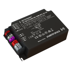 Fuente de Alimentación LED Inventronics 40W OT 40/170-240/1A0 1DIM con Temporizador, Controlador LED Regulable, Apto para Iluminación Exterior LED - Product Image 1
