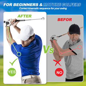 Nuevo diseño personalizado <span class=keywords><strong>Golf</strong></span> práctica Driving Range Stick Warm Up <span class=keywords><strong>Golf</strong></span> Training Aids Swing Trainer - Product Image 6