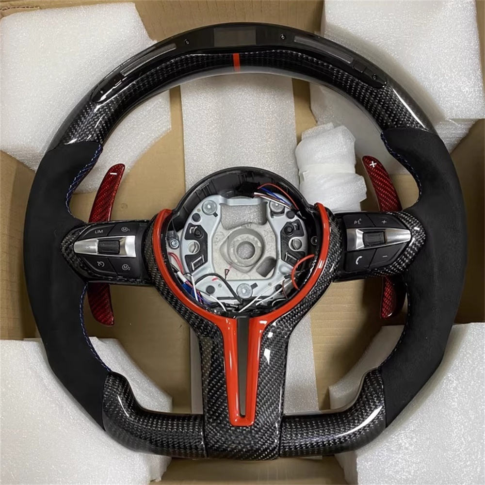 Oferta Especial: Volante M3 de Fibra de Carbono y Cuero