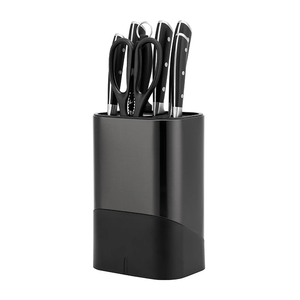 Cuchillo de Chef de Acero Inoxidable Moderno y Ecológico, con Revestimiento Antiadherente, Juego de Cuchillos Ambidiestros con Bloque de Acero Inoxidable, Gran Venta - Product Image 3