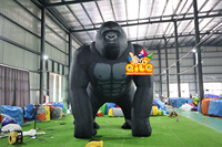 Orang-outan Publicité Décoration Grand Gonflable Gorille Gonflable Dessin Animé King Kong Poupée Commercial Amusant Modèle Ballon Animal