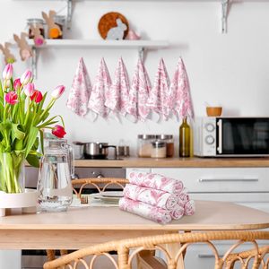 Serviettes carrées modernes en coton, faites à la main, en tissu imprimé français, personnalisables, pour la table à manger, vente en gros - Product Image 3