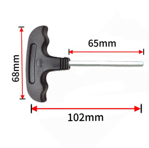 <span class=keywords><strong>Chiave</strong></span> esagonale <span class=keywords><strong>a</strong></span> T per impieghi gravosi, per manutenzione industriale e domestica - Product Image 5