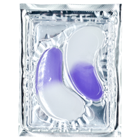 Masque pour les yeux en collagène bicolore personnalisable, anti-âge, élimination des cernes, avec acide hyaluronique, vitamine C, patch pour les yeux en hydrogel