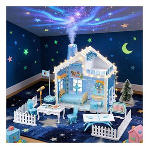 Casa de Juegos con Piscina y Balcón, con Ascensor y Muebles, Juego de Simulación, Regalo, Plástico, Unisex, para Niños de 5 a 7 Años - Product Image 5