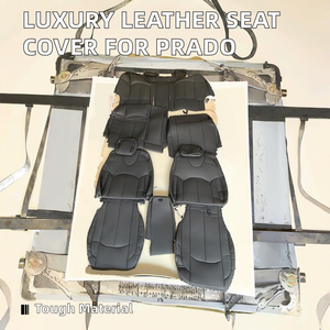 Funda de Asiento de Coche Deportiva de Cuero PVC, Juego Completo para Todas las Estaciones, Civic, Sportage, Santa Fe, Prado 2010-2021, Land Cruiser, Sorento, Tucson, <span class=keywords><strong>Ford</strong></span> - Product Image 2