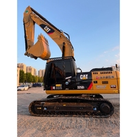 Excavatrice sur chenilles CAT 325D d'occasion des États-Unis, excavatrice hydraulique Caterpillar 325DL d'occasion, engin lourd de taille moyenne pour travaux routiers et miniers