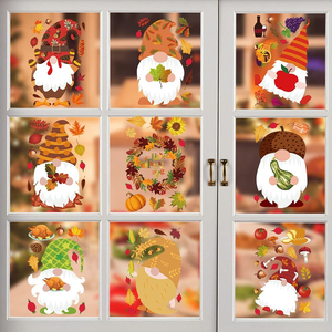 Tùy Chỉnh Thân Thiện Với Môi Giáng Sinh Vui Vẻ Đạo Cụ Trang Trí Trong Suốt Cửa Sổ Sticker Cho Trong Nhà Và Ngoài Trời Cửa Sổ - Product Image 2