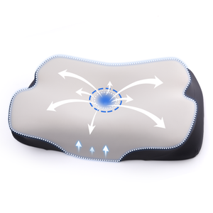 גיאומטרית/מוצק צד חדש-ארגונומי, כרית צוואר הרחם עם ציפית נשלפת - Product Image 1