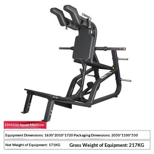 Machine à <span class=keywords><strong>Squat</strong></span> Commerciale en Acier Hak, <span class=keywords><strong>Presse</strong></span> à Jambes pour Entraînement des Cuisses et des Hanches, Équipement de Fitness Incliné en V à Charge de Plaques pour Salle de Sport - Product Image 2