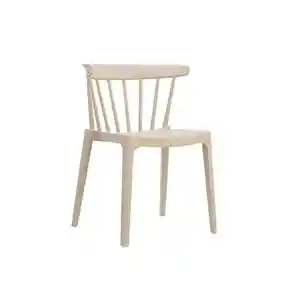 Wholesale Cheap Sillas Furniture Coffee Shop Stackable PP Plastic Restaurant Dining Chairs With Antique Design