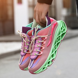 Zapatillas Deportivas de Moda para Hombre con Logotipo Personalizado, Suela de Cuchilla, Cuero y Malla, Casuales, para Aumentar la Estatura - Product Image 2