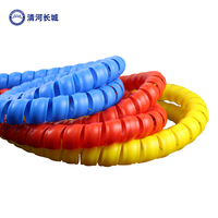 Organizador de cable impermeable aislado, PP/PE/PVC, protector de envoltura en espiral con manga protectora en espiral, tubo de manguera hidráulica
