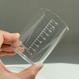 210mlエスプレッソショットグラスカップ重ワイングラス実験室白線測定カップエスプレッソショットグラス - Product Image 2