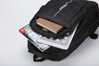 Sac à dos d'ordinateur portable personnalisé pour entreprise, en tissu Oxford, avec étui à accessoires supplémentaire