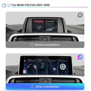Junsun Autoradio sans fil CarPlay Android pour BMW Série 1 F20 2017-2019 Système EVO Multimédia 4G WiFi BT <span class=keywords><strong>Navigation</strong></span> GPS - Product Image 2